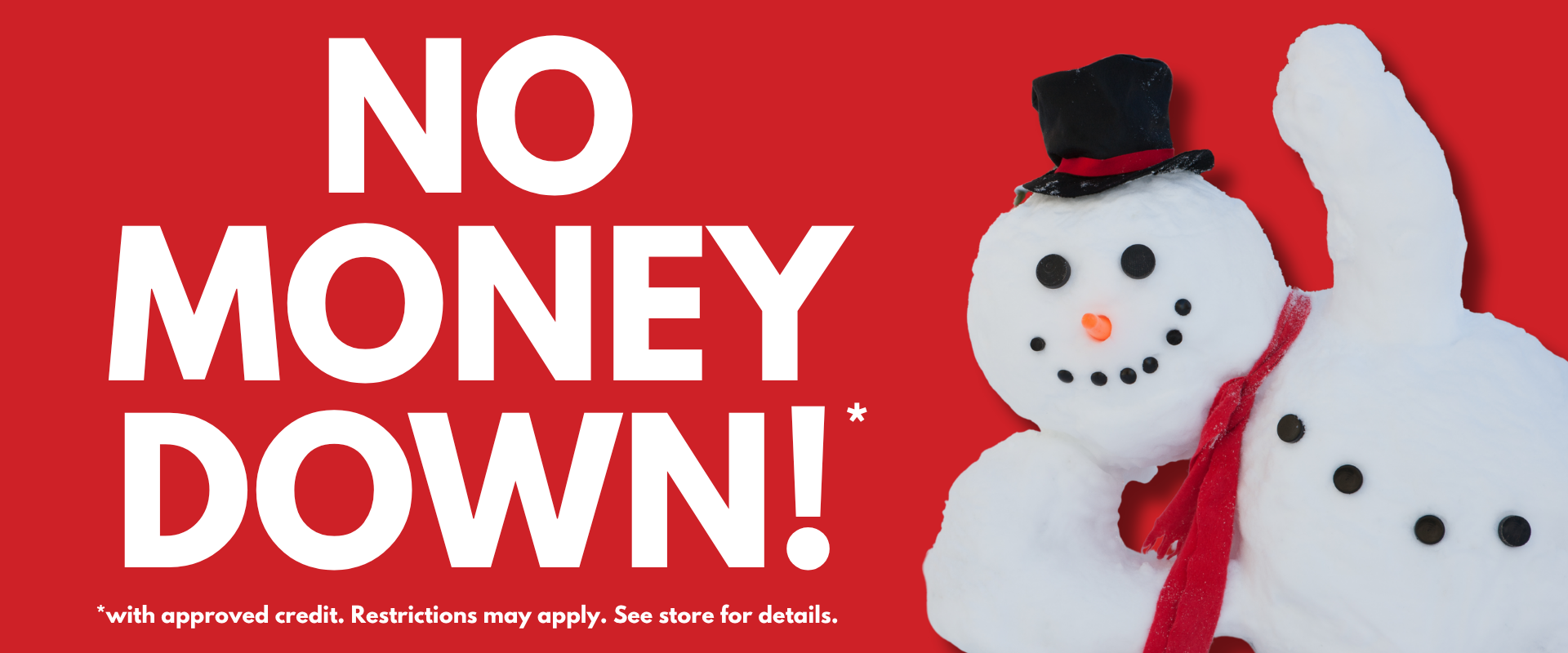 christmas in july no money down